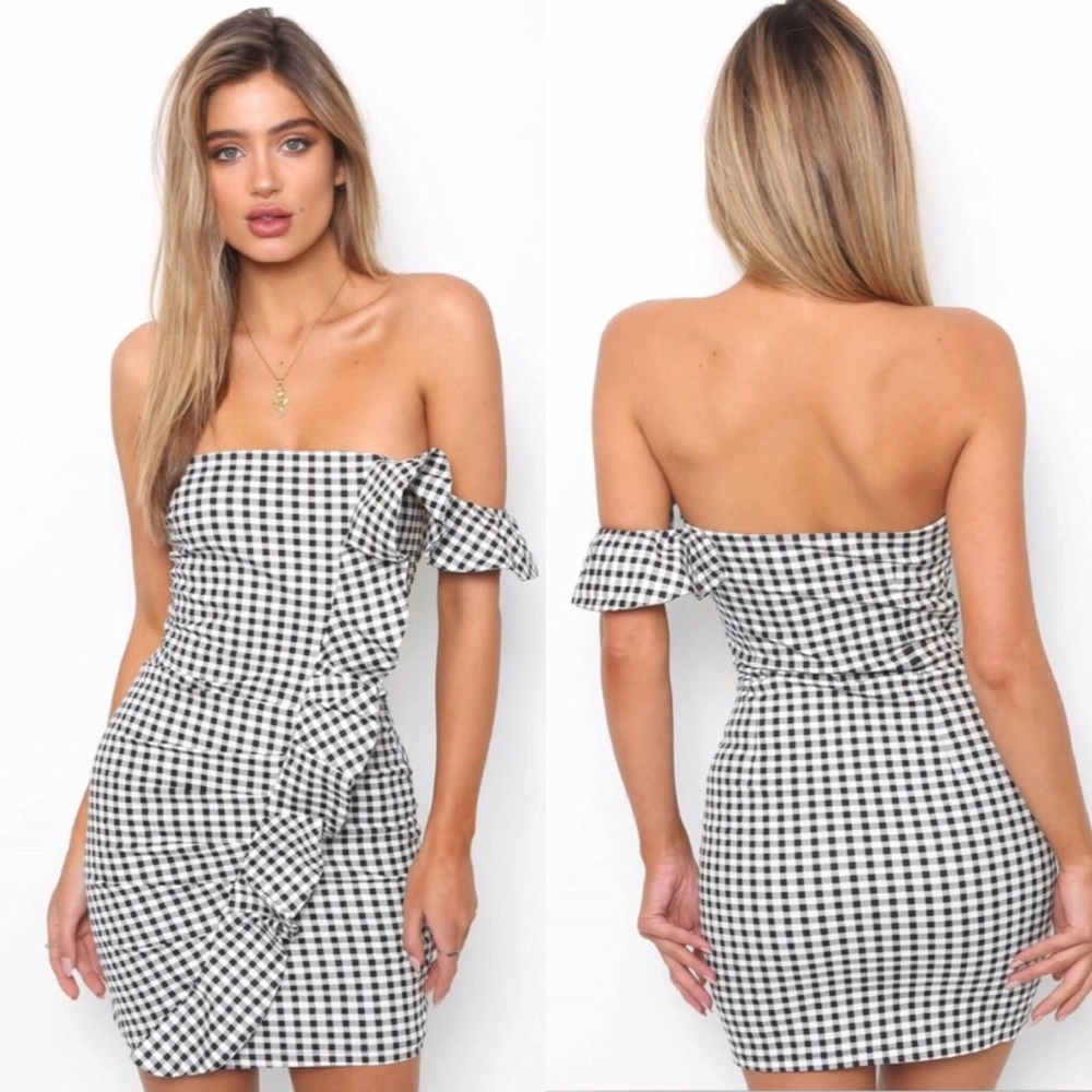 Tigermist Gingham Dress